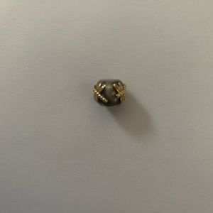 Pandora dragonfly charm with yellow gold details